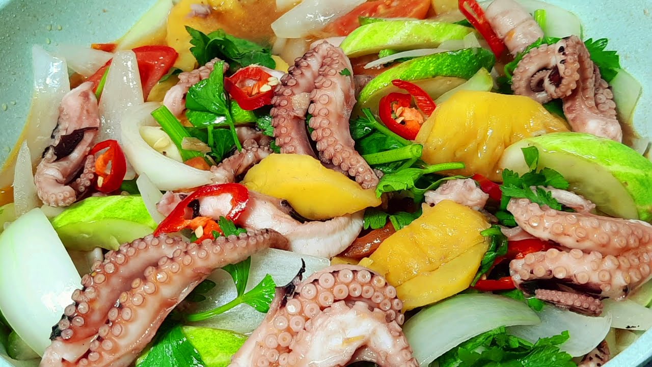 Những cách làm món bạch tuộc xào thơm ngon dễ làm cho bữa cơm nhà