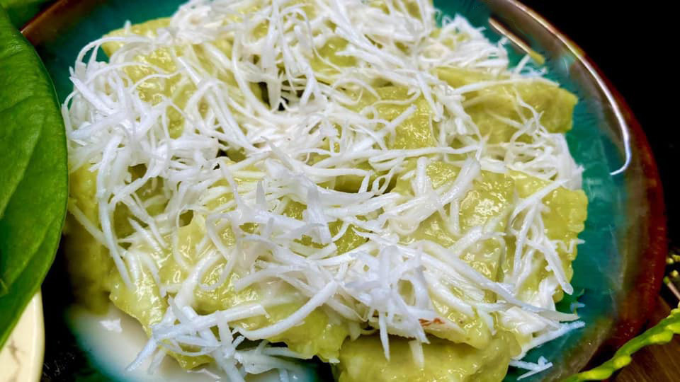 Cốm xào dừa