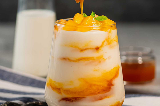 Trà sữa thạch xoài