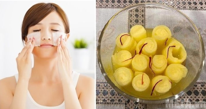 Dùng saffron làm lotion mask