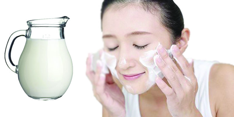 Rửa mặt bằng sữa tươi không đường có tác dụng như thế nào?