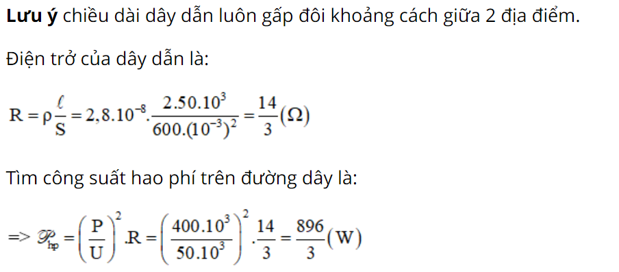 Công thức tính công suất hao phí chính xác, nhanh nhất năm 2023