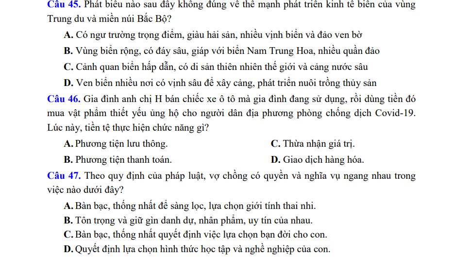 Đề tham khảo thi đánh giá năng lực Bộ Công an mới nhất 2023