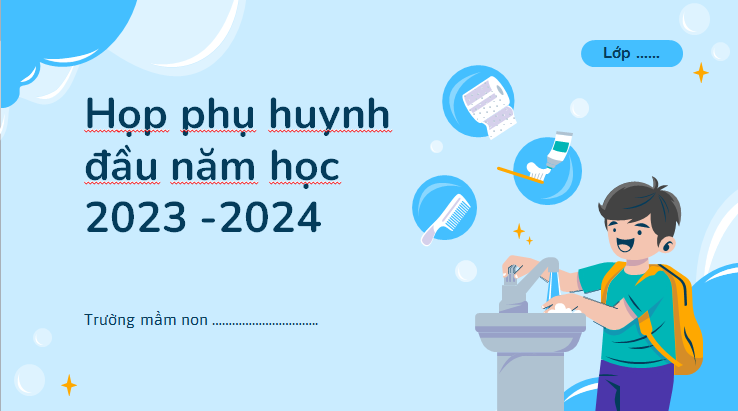 Mẫu PowerPoint họp phụ huynh đầu năm học 2023 - 2024 đẹp nhất