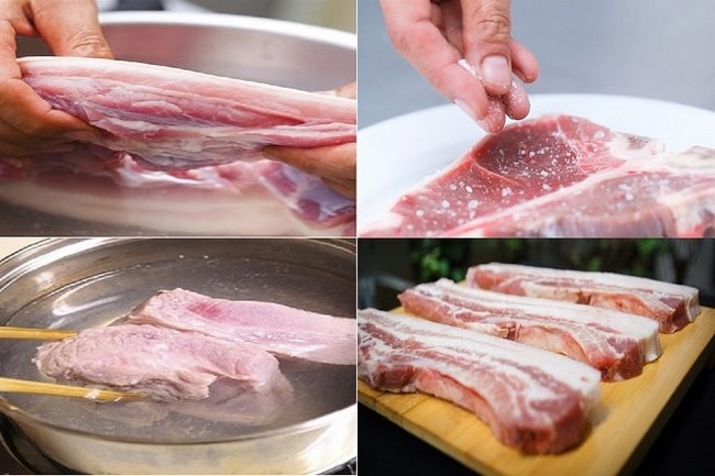 Cách rán thịt lợn giòn bì ngon tại nhà