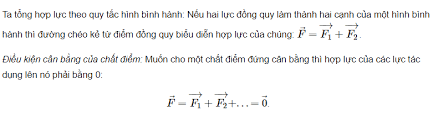 Tổng hợp lực là gì? Công thức tính tổng hợp lực? Bài tập vận dụng
