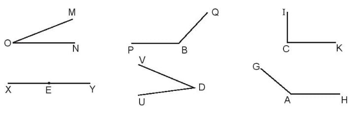 Toán dành cho lớp 4 trang 26, 27, 28, 29 Bài 8: Góc nhọn, góc tù, góc bẹt Kết nối tri thức