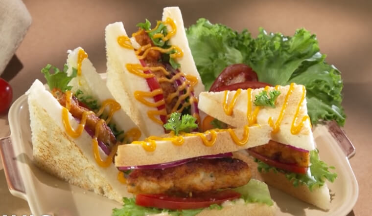 Một lát bánh mì sandwich bao nhiêu calo