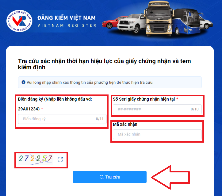 Cách tra cứu giấy xác nhận xe ô tô được tự động gia hạn đăng kiểm 2023