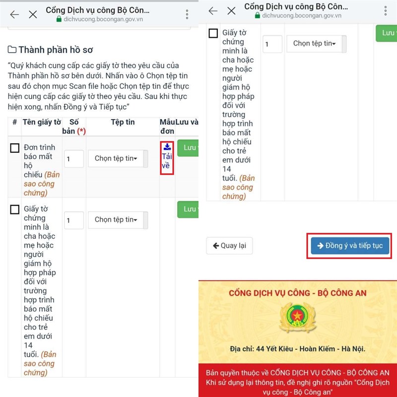 Hướng dẫn làm lại hộ chiếu online