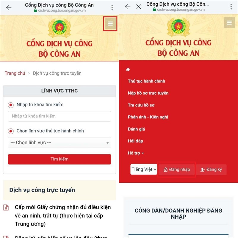 Hướng dẫn làm lại hộ chiếu online