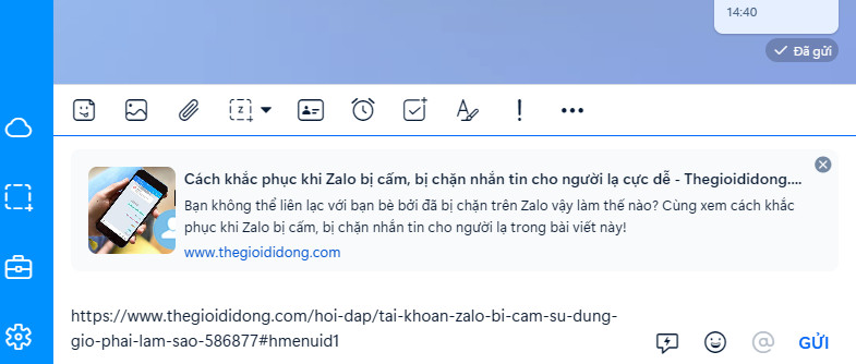Zalo bị cấm, bị chặn nhắn tin cho người lạ thì cách khắc phục như thế nào?