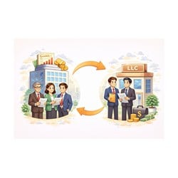 Phương thức chuyển đổi công ty cổ phần thành công ty trách nhiệm hữu hạn hai thành viên