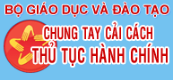 Danh mục các thủ tục sành chính cấp trung ương do bộ giáo dục đào tạo thực hiện
