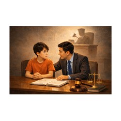 Người chưa thành niên là người bị buộc tội buộc phải có người bào chữa hay không?