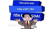Tìm lời giải cho Doanh nghiệp trùng tên