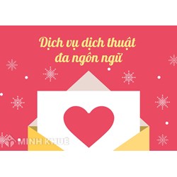 Dịch vụ dịch thuật đa ngôn ngữ