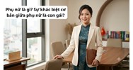 Phụ nữ là gì? Sự khác biệt cơ bản giữa phụ nữ là con gái?