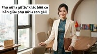 Phụ nữ là gì? Sự khác biệt cơ bản giữa phụ nữ là con gái?