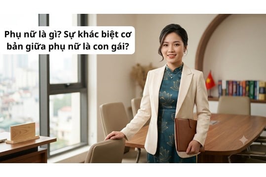 Phụ nữ là gì? Sự khác biệt cơ bản giữa phụ nữ là con gái?