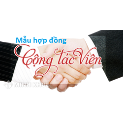 Mẫu hợp đồng cộng tác viên theo quy định mới nhất