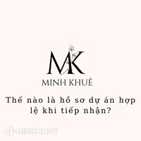 Thế nào là hồ sơ dự án đầu tư hợp lệ khi tiếp nhận?