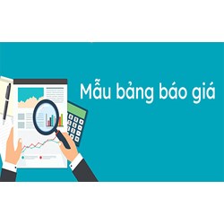 Mẫu báo giá sản phẩm/dịch vụ theo nhu cầu của khác hàng (Work Order/Request for Quote)