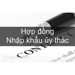 Mẫu hợp đồng ủy thác nhập khẩu theo quy định của pháp luật hiện hành?