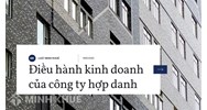 Điều hành kinh doanh của công ty hợp danh theo quy định?
