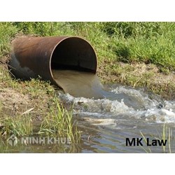 Hành vi xả thải gây ô nhiễm nguồn nước của các hộ dân ?