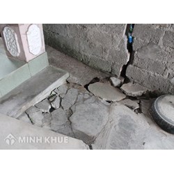 Cách xử lý khi xây nhà mà nhà liền kề bị lún, nứt tường?