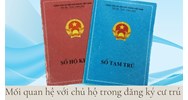 Mối quan hệ với chủ hộ trong đăng ký cư trú