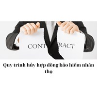 Quy trình hủy hợp đồng bảo hiểm nhân thọ đúng luật?