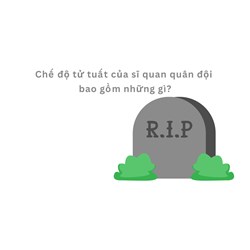 Chế độ tử tuất của sĩ quan quân đội bao gồm những gì?