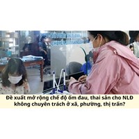 Đề xuất mở rộng chế độ ốm đau, thai sản cho NLĐ không chuyên trách ở xã, phường, thị trấn?