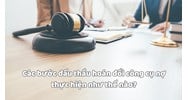 Các bước đấu thầu hoán đổi công cụ nợ thực hiện như thế nào?