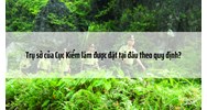 Trụ sở của Cục Kiểm lâm được đặt tại đâu theo quy định?