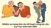 Nhiệm vụ trọng tâm của kế hoạch công tác của Cục Con nuôi mới