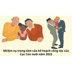 Nhiệm vụ trọng tâm của kế hoạch công tác của Cục Con nuôi mới