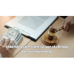 Chào hàng cạnh tranh rút gọn có cần bảo đảm dự thầu không?
