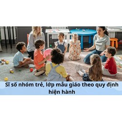 Sĩ số nhóm trẻ, lớp mẫu giáo theo quy định hiện hành