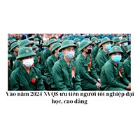 Có ưu tiên người tốt nghiệp đại học, cao đẳng nhập ngũ?