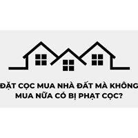Đặt cọc mua nhà đất mà không mua nữa có bị phạt cọc?