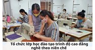 Tổ chức lớp học đào tạo trình độ cao đẳng nghề theo niên chế