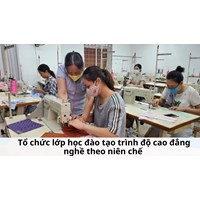 Tổ chức lớp học đào tạo trình độ cao đẳng nghề theo niên chế