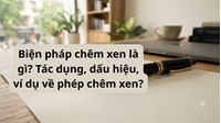 Biện pháp chêm xen là gì? Tác dụng, dấu hiệu, ví dụ về phép chêm xen?