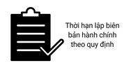 Thời hạn lập biên bản hành chính theo quy định