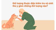 Đối tượng thuộc diện kiểm tra vệ sinh thú y gồm những đối tượng nào?