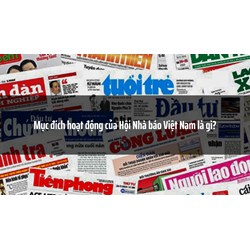 Mục đích hoạt động của Hội Nhà báo Việt Nam là gì?