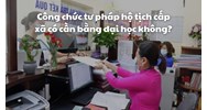 Công chức tư pháp hộ tịch cấp xã có cần bằng đại học không?